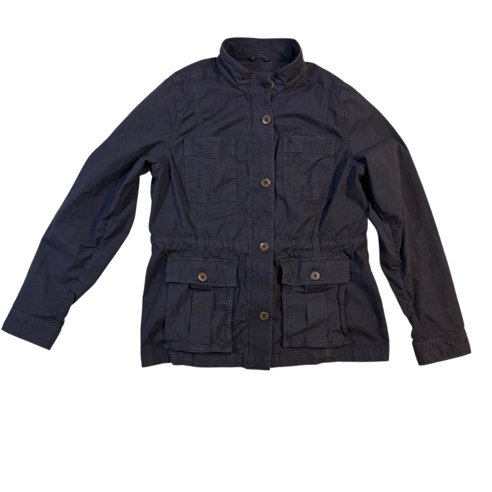 L.L. Bean Women's Dark Blue Utility Jacket Style 505030 Size Medium